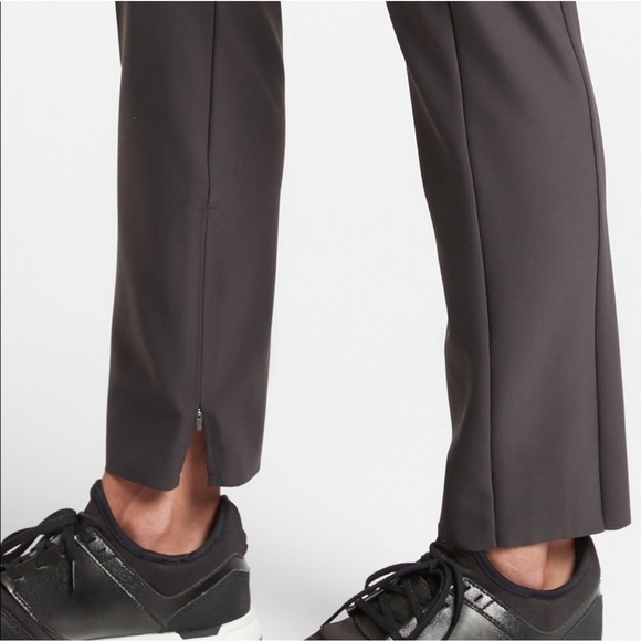 Athleta Stellar Trouser Size 2P Slit Zip Hem Pockets Athleisure Versatile - Picture 4 of 13